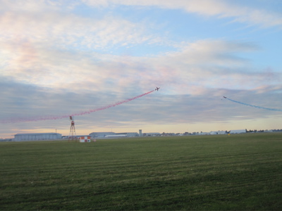 Red Arrows at Marshall Airport Cambridge, Families day 20 September 2009