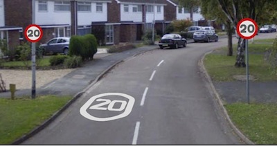 20 MPH Limit Signage Proposed