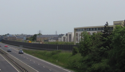 Some homes at Arbury Park are very close to the busy A14 dual carriage-way. There are proposals to both widen the road, and build homes even closer to it.