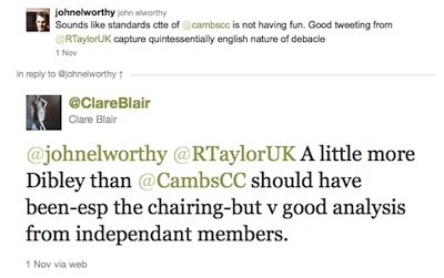 Clare Blair complains about the farce.