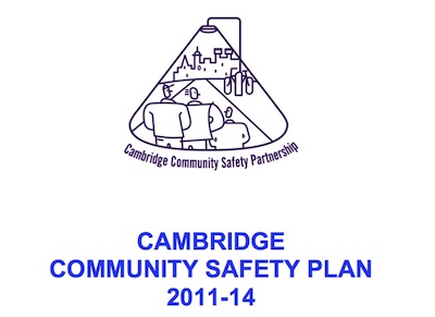 Cover of Cambridge's Community Safety Plan 2011-2014  