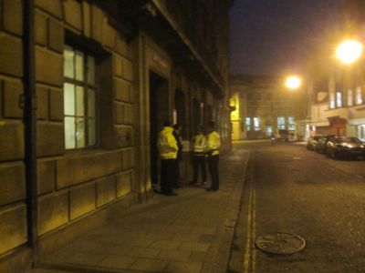 police outside Cambridge City Council