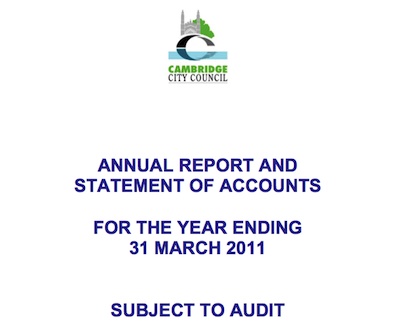 Cambridge City Council Draft Accounts 2010-11