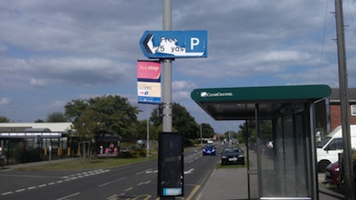 Deteriorated Sign to Campkin Road Car Park