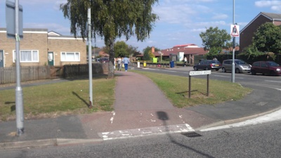 Unmarked Shared Use Cycle Path