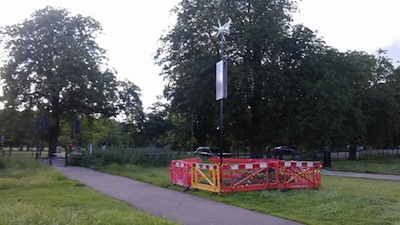 Canrill's Windmill, now in the middle of the common