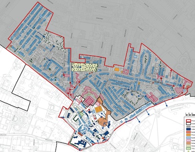 Map of proposed conservation area. 