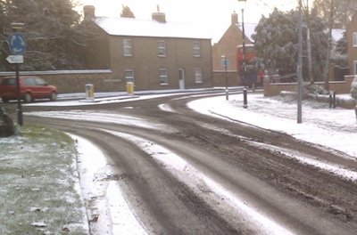 High St. Cottenham: site of my minor collision last year.  