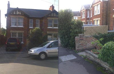 Bike shed 2025 front garden