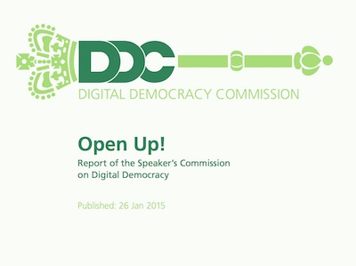 Digital Democracy Commission Report Cover