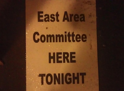 East Area Committee Poster