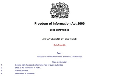 freedom of information act