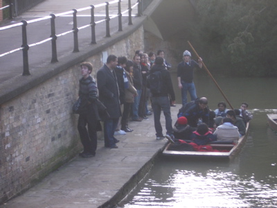 Punting from Garret Hostel Lane, Cambridge