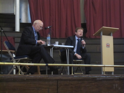 Nick Hillman answering questions at the Cambridge Conservative 'open caucus' on the 12th of December 2009.  