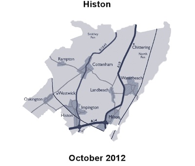 Map of Histon Area. 