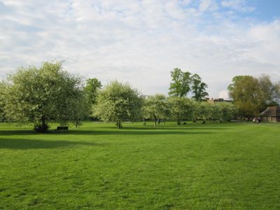 View of Jesus Green, Cambridge.