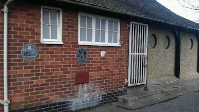 Locked toilets on Jesus Green in Cambridge