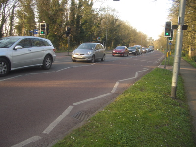 Congestion on Trumpington Road