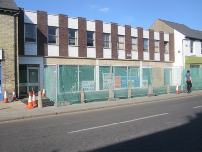 Shopfitting work is underway inside the shop on Mill Road which is due to open as a Tesco store on Saturday the 26th of August. 