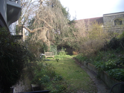 Garden of the Old Vicarage in Thompson's Lane Cambridge