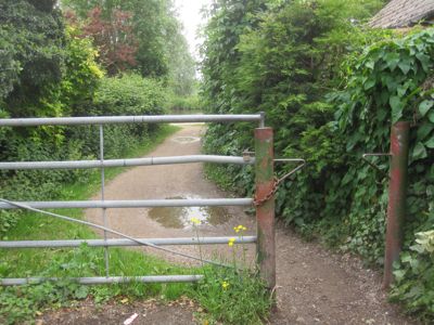 Councillors are to spend £1,000 altering this pedestrian gap between Fen Road and the river. 