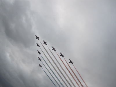 Red Arrows at the Duxford Airshow 2009