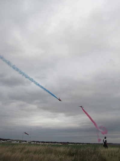 Red Arrows at the Duxford Airshow 2009