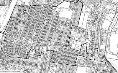 Outline of the New Romsey Conservation Area