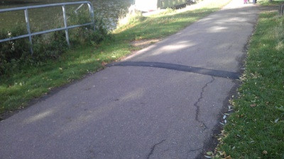 photo of patched path