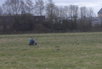 Residents of Garlic Row enjoying one of Cambridge's open spaces (damaging it, upsetting and endangering others in the process)