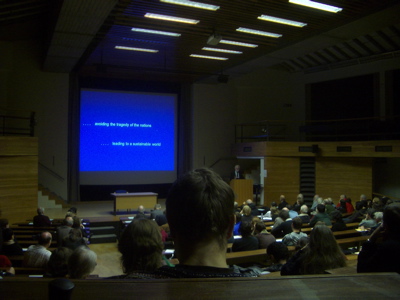 Photo of the Lecture discussed here