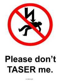 don't taser me