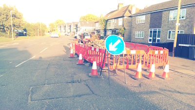 Water Street / Fen Road Works September 2016