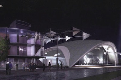 Artist's Impression of how the west Cambridge sports centre could look. 